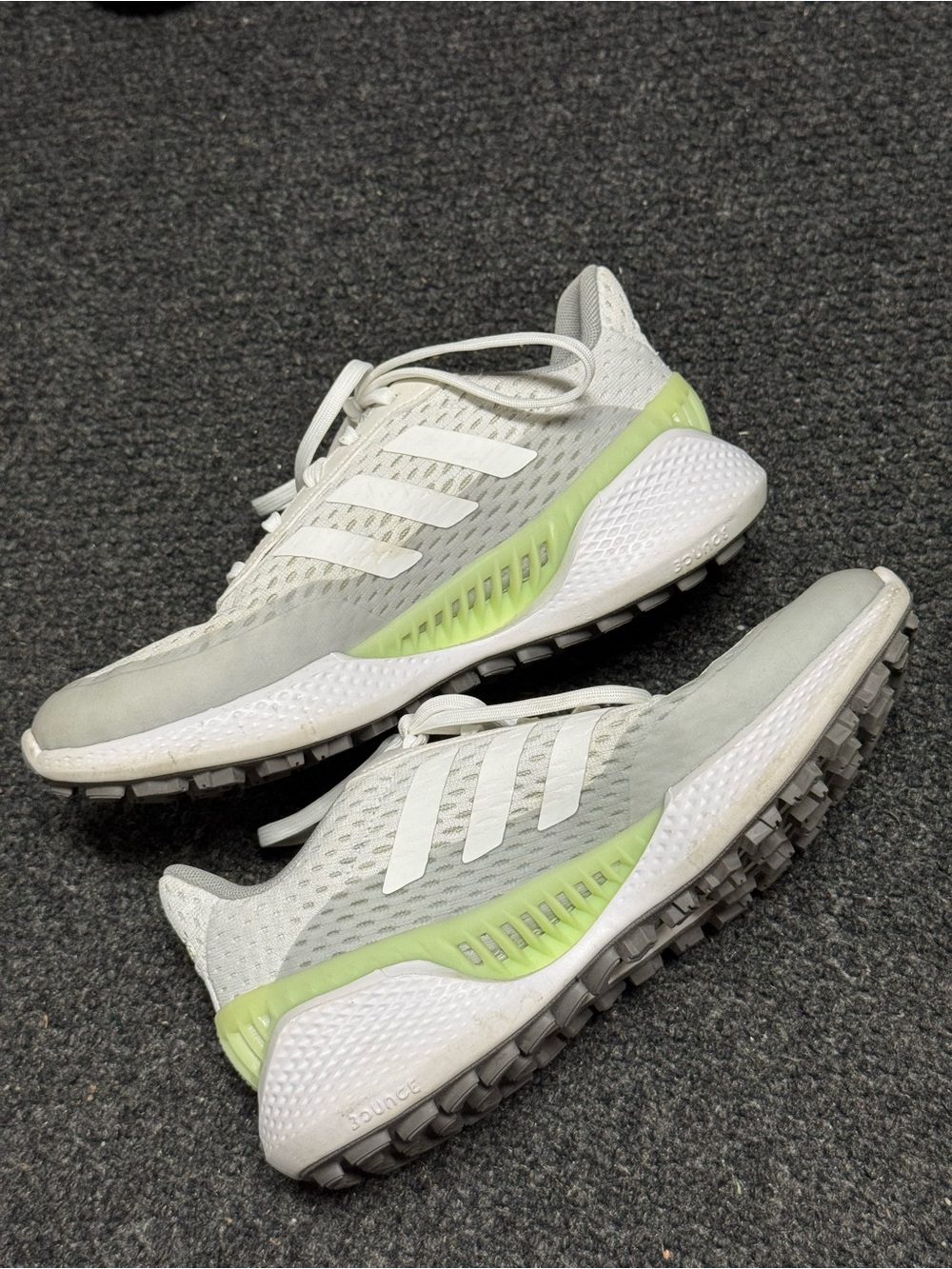 adidas Women's Summervent Spikeless Golf Shoes White / Almost Lime